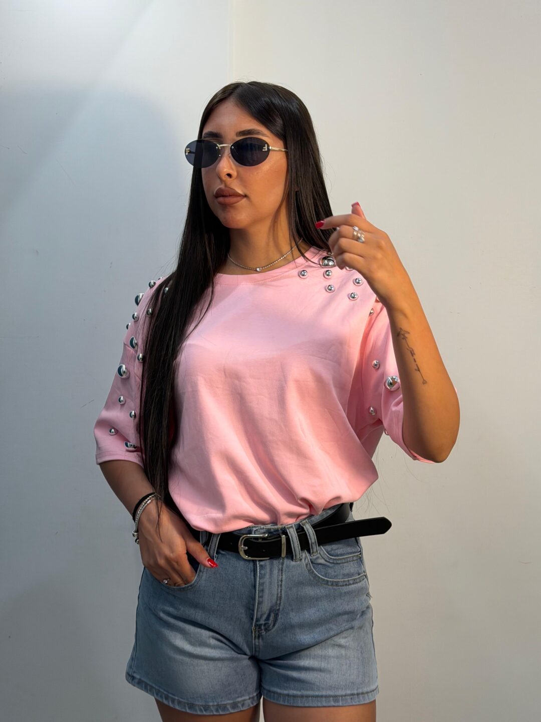 MAGLIA JEAN ROSA