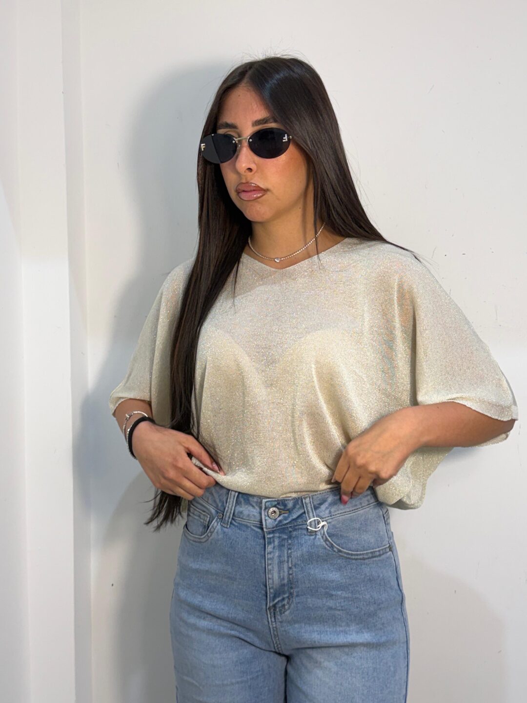 MAGLIA LUREX ORO