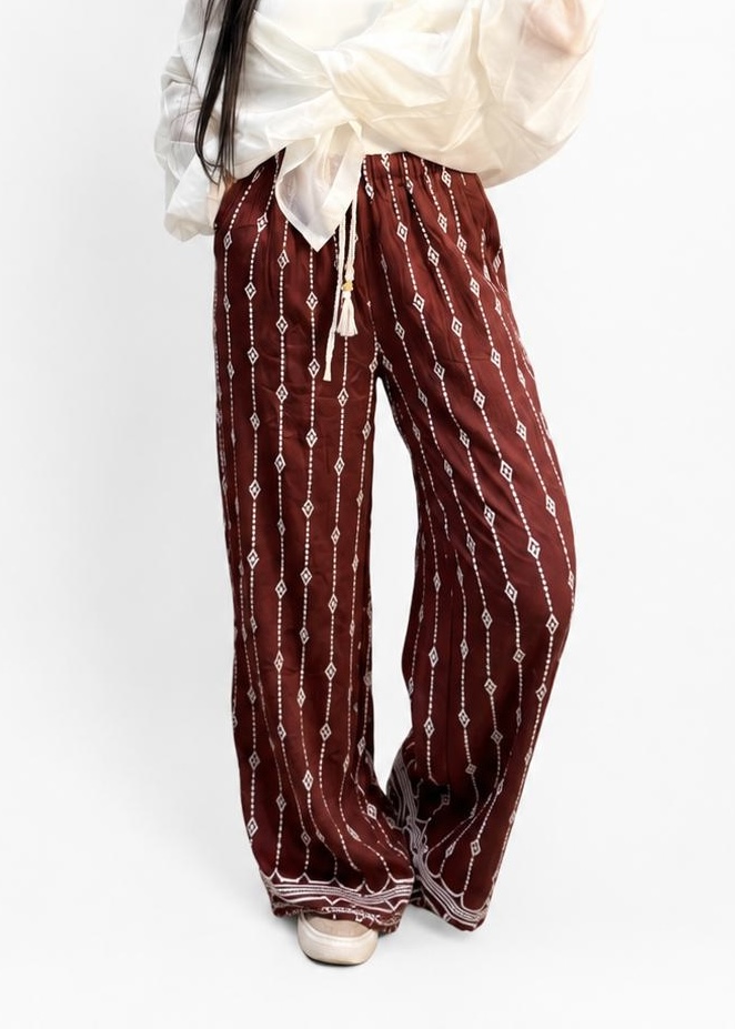 PANTALONE ARABIC BORDEAUX