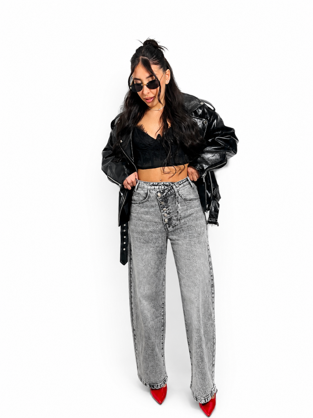 JEANS GRIGIO