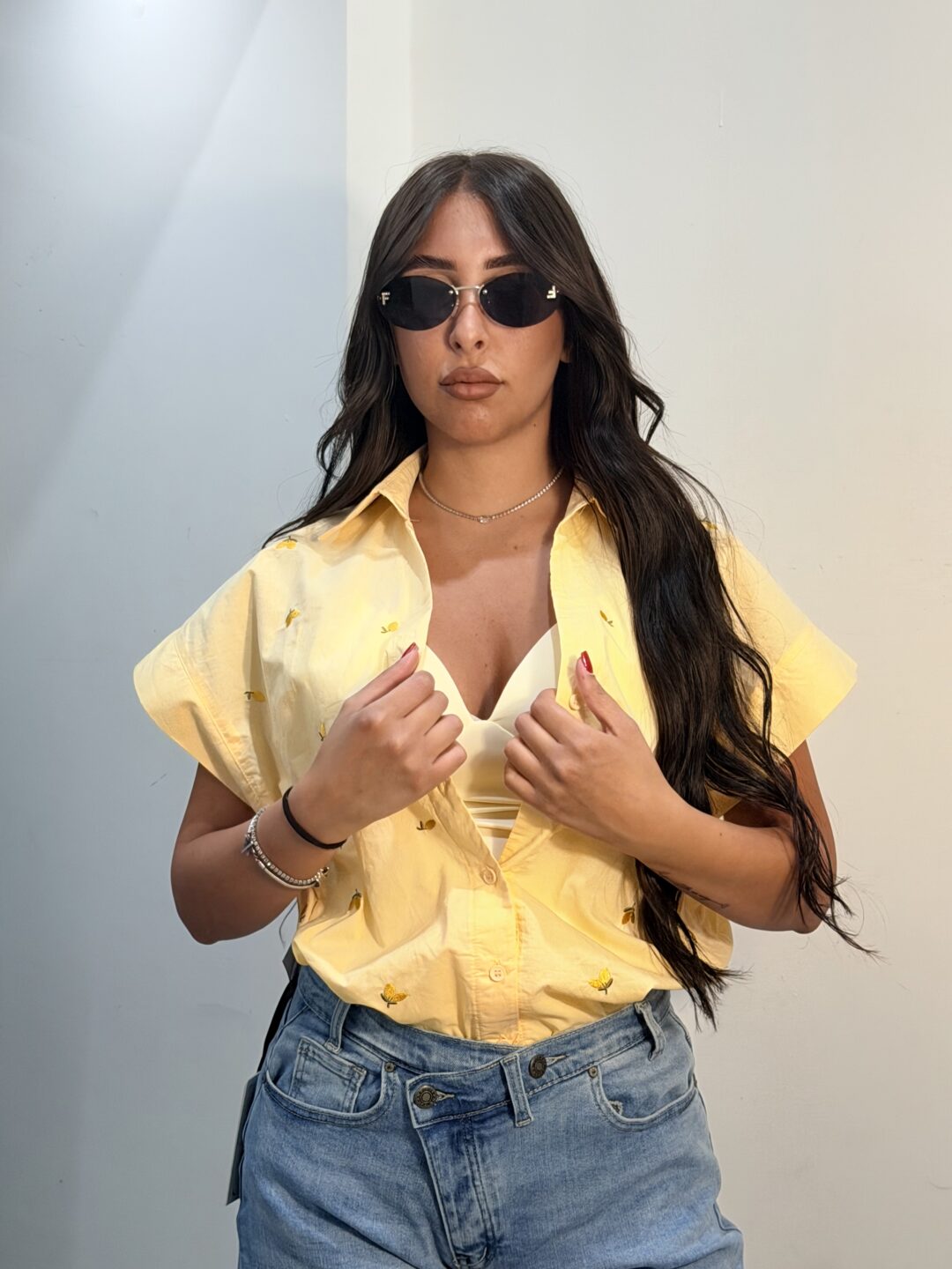CAMICIA GINEVRA GIALLA