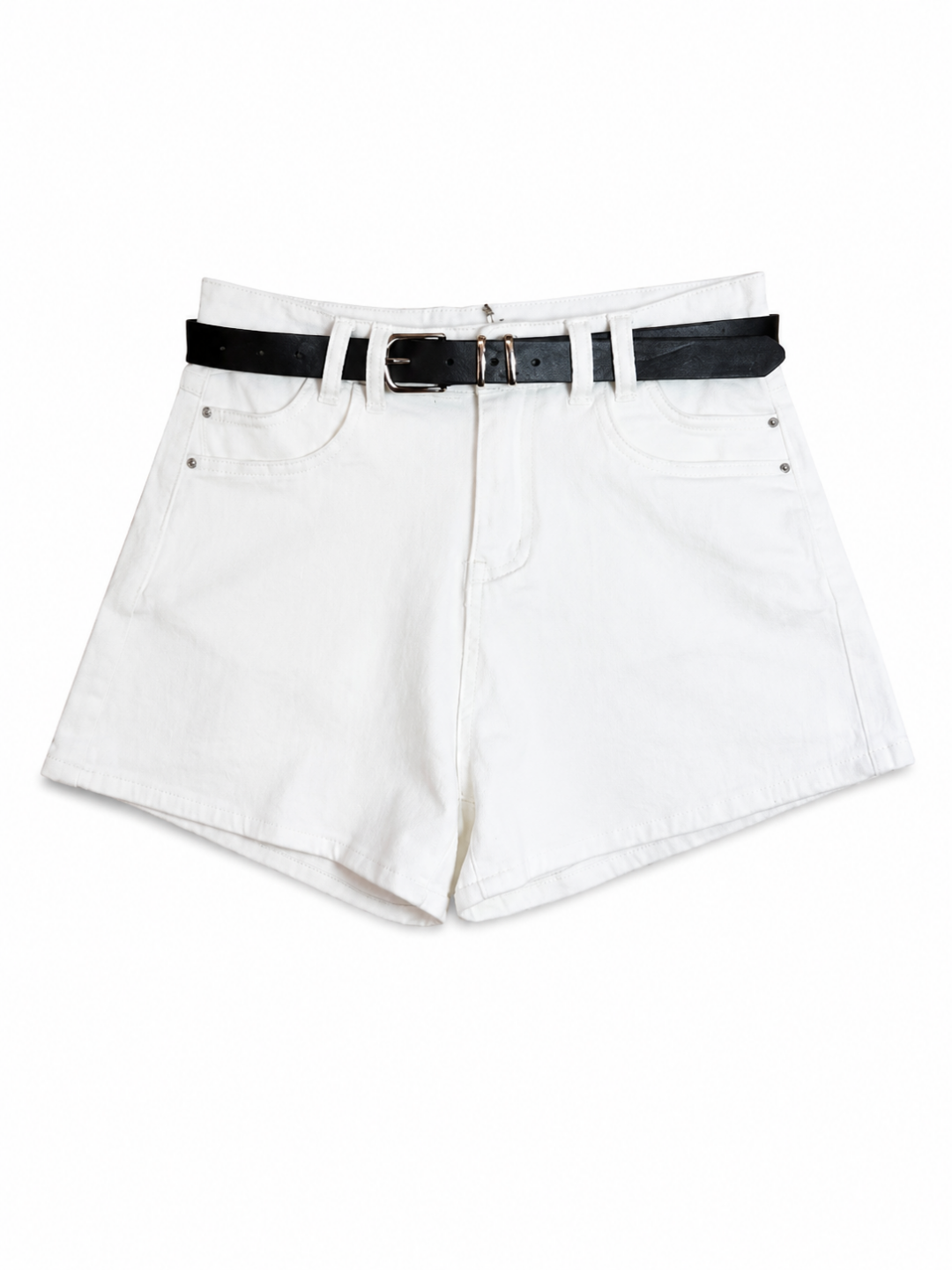 PANTALONCINO JEANS BIANCO