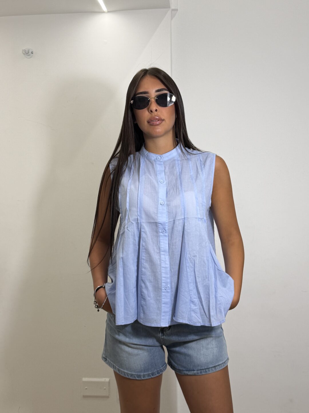 CAMICIA CAMPANA AZZURRA