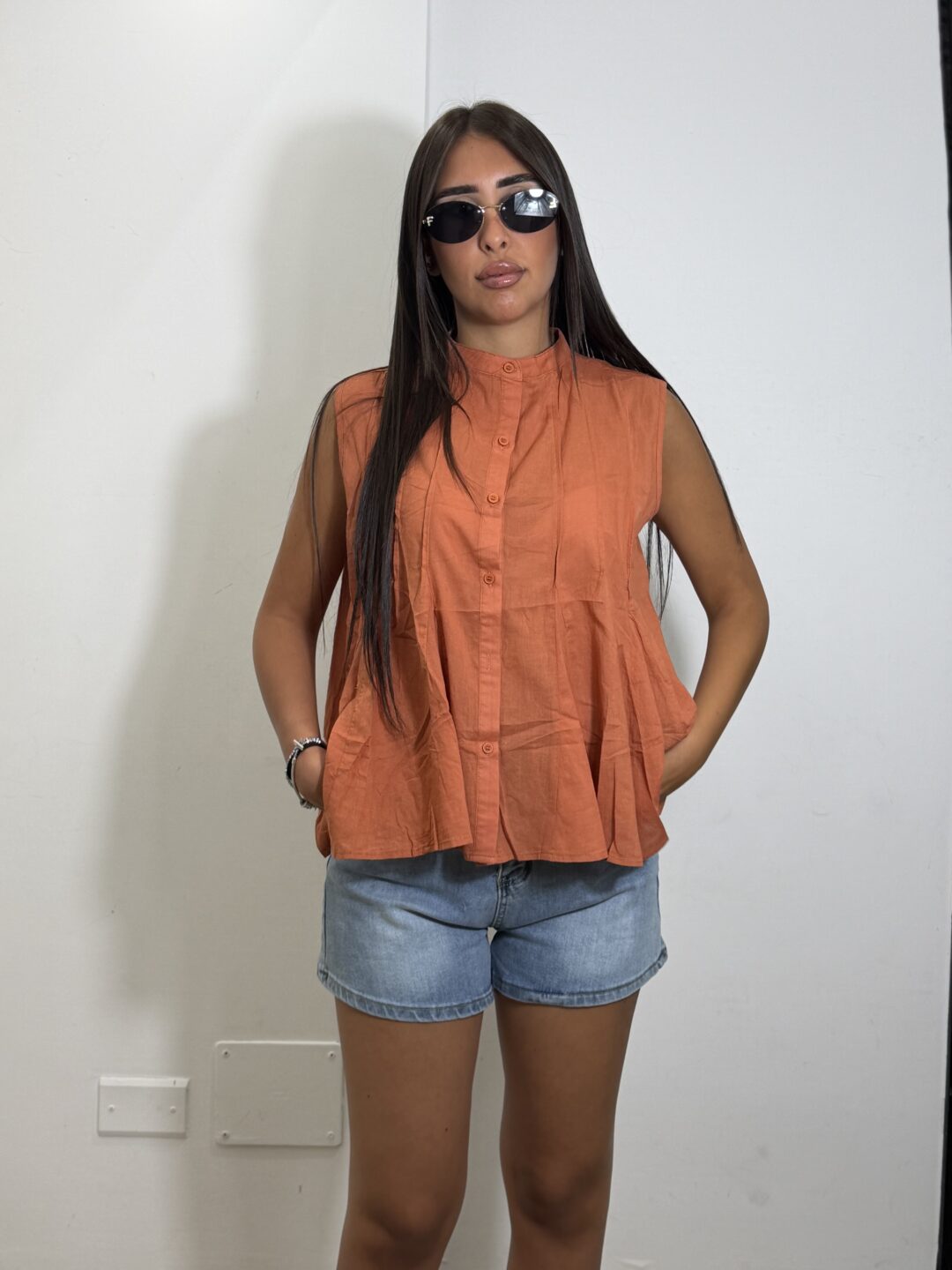 CAMICIA CAMPANA ARANCIONE