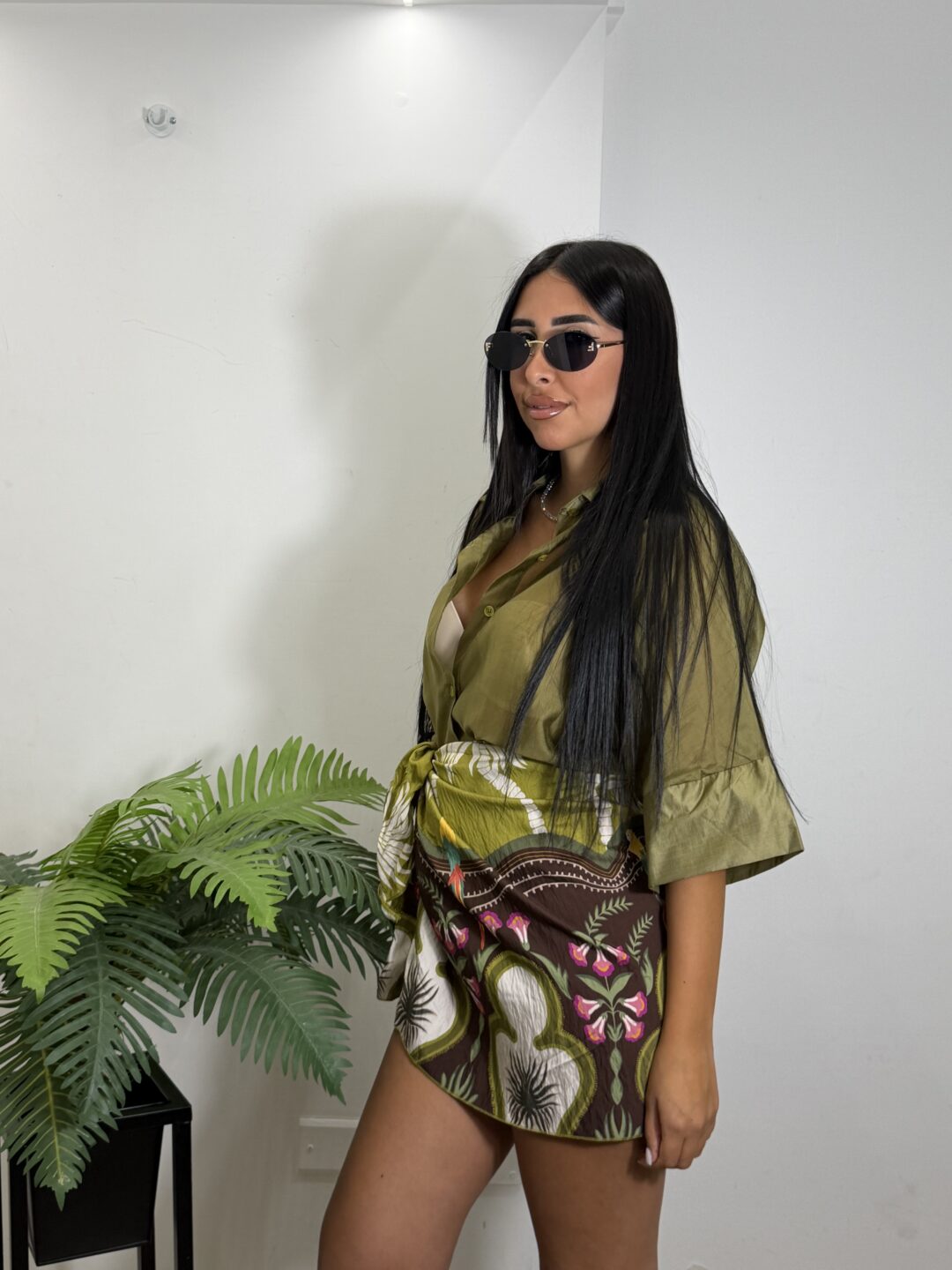CAMICIA MOUSE BASIC VERDE
