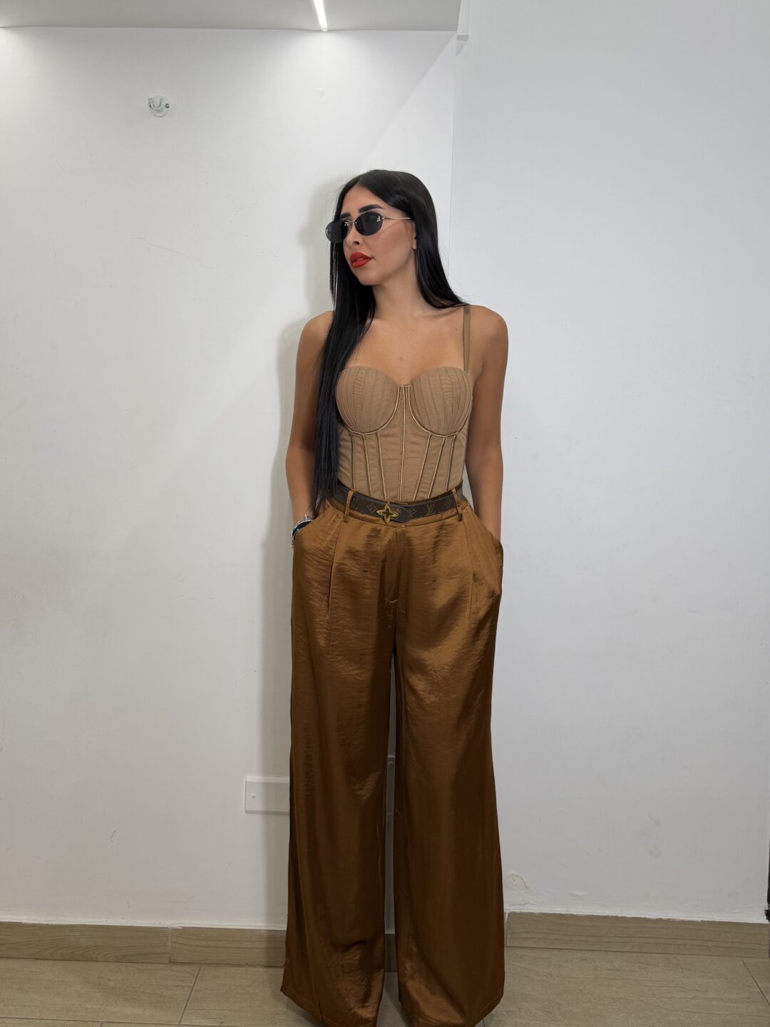 PANTALONE CLASSY MARRONE