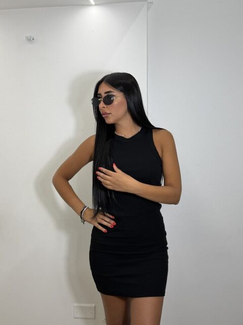DRESS BASIC AMERICA NERO