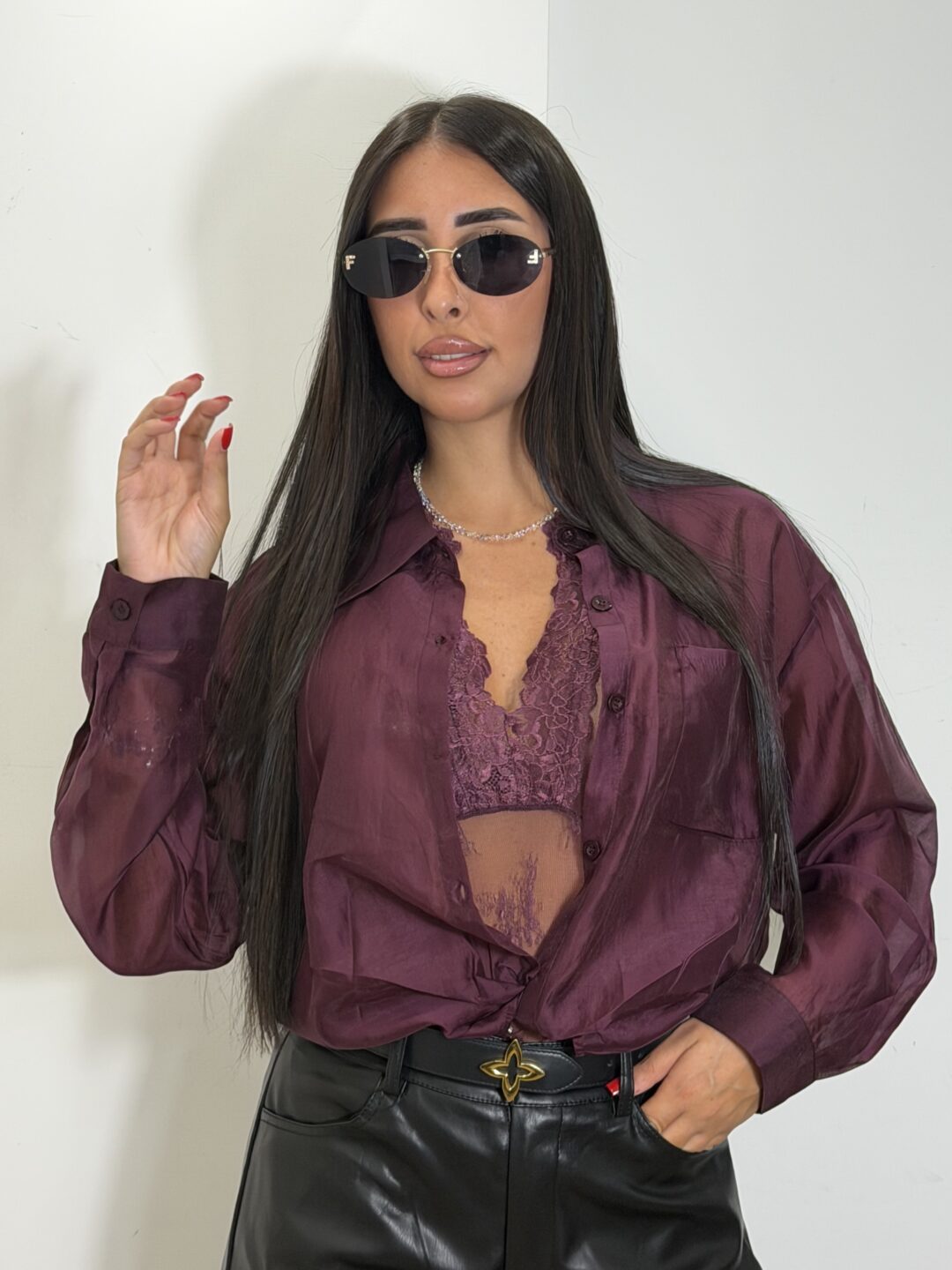CAMICIA CAMILLA BORDEAUX