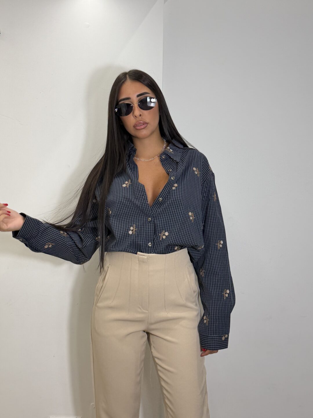 CAMICIA OLLY BLU