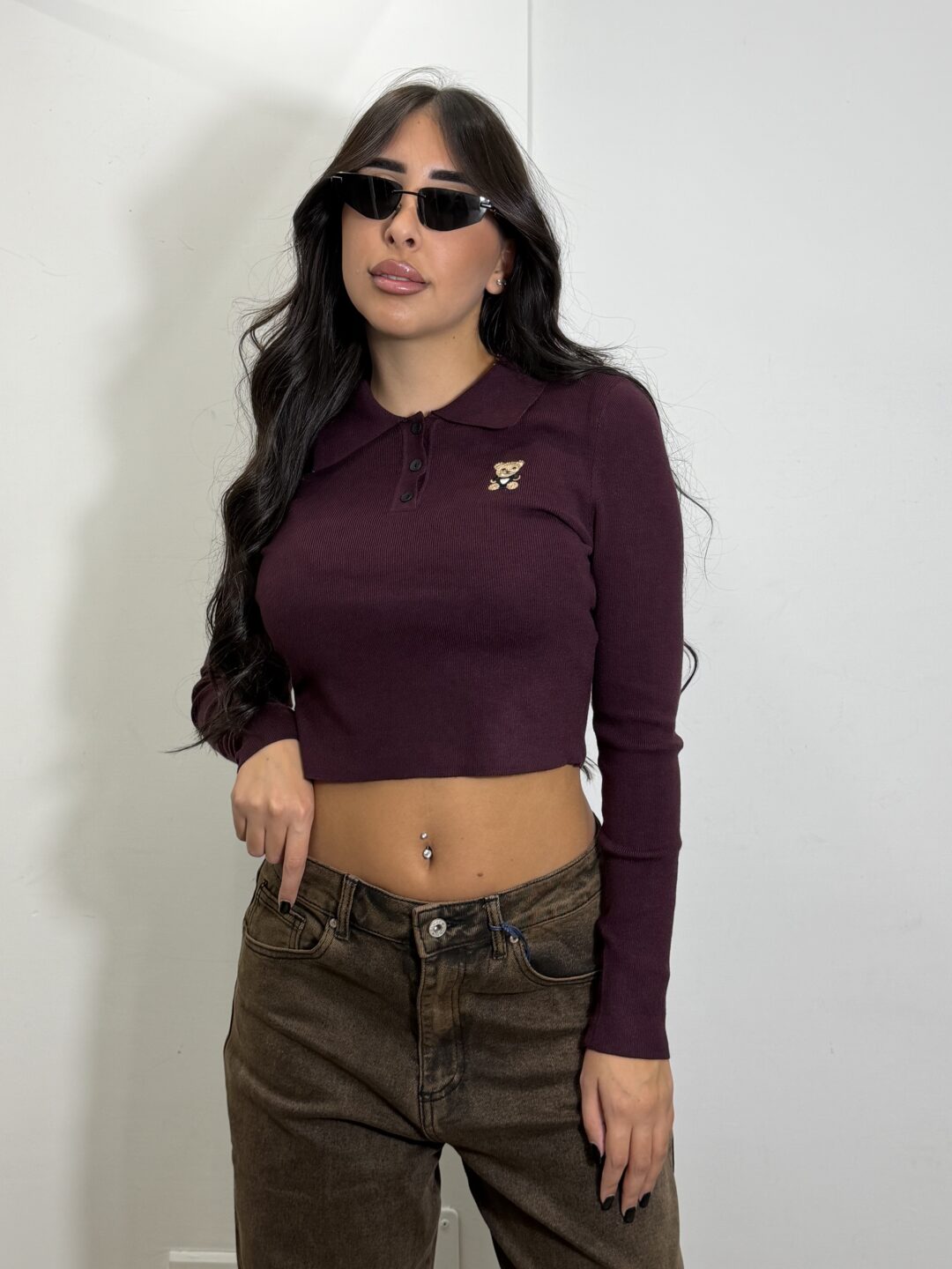 POLO KIKI BORDEAUX